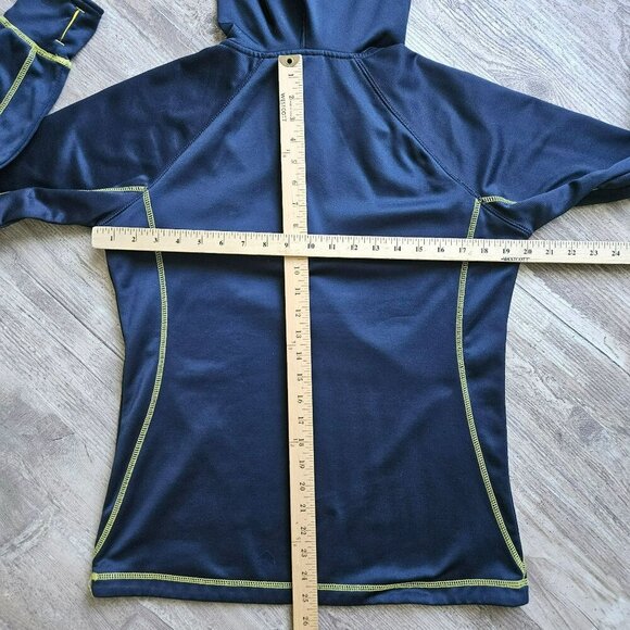 University Of Michigan Wolverines 1/2 Zip Pullover Running Hoodie Sweatshirt L - Picture 11 of 15